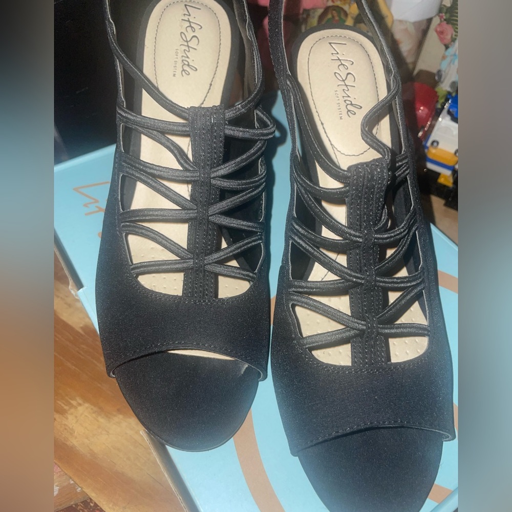 Black heels